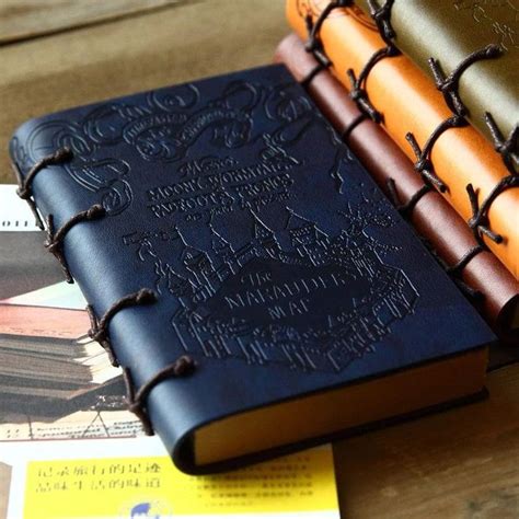 Vintage Harry Potter Leather Bound A Style Etsy Diary Book