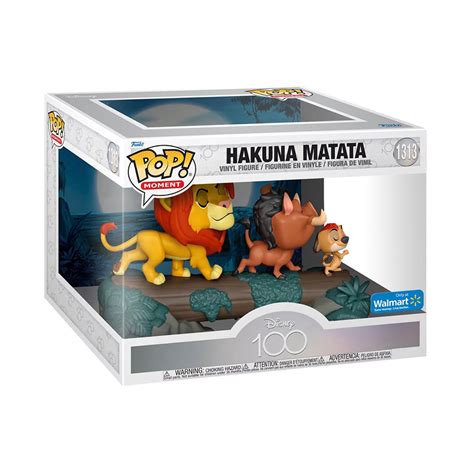 Funko Pop Moment Disney 100 Lion King Hakuna Matata Walmart Exclusive