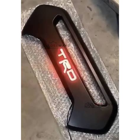 Toyota Hilux Revo Rocco Rogue Trd Tailgate Handle Cover Trim With Led