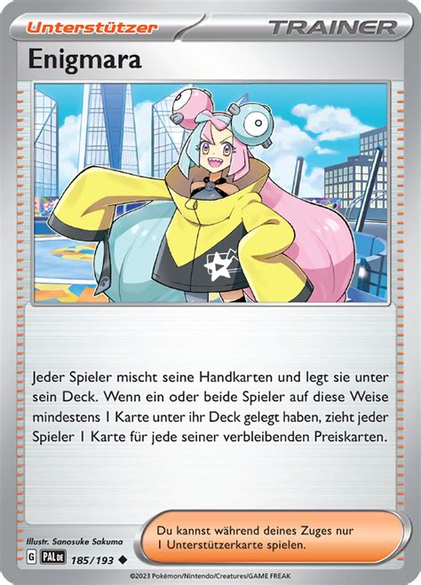 Enigmara Wert Bild K Nstler Seltenheit Pokemonkarte De