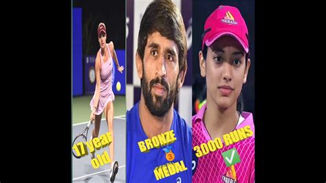 17 YEAR OLD WIN CHANNAI OPEN BAJRANG PUNIA WIN BRONZE Sports