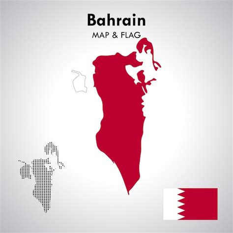 Gratis Vectors En Illustraties Met Bahrain Kaart Met Kaartontwerp