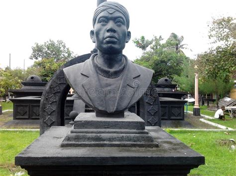 Commander General Sudirman Statue Photo At A Location In Yogyakarta