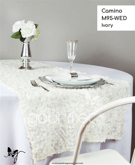 Camino M95 WED Ivory Mantelería Gourmet