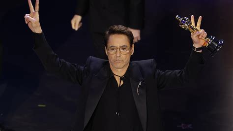 Oscar 2024 Robert Downey Jr Vince Come Miglior Attore Non