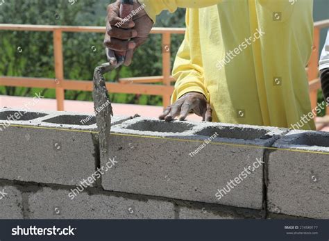 Building Cement Block Wall House Stock Photo 274589177 | Shutterstock