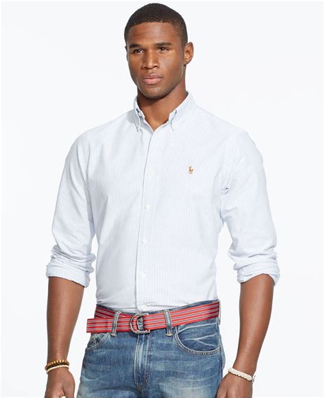 Lyst Polo Ralph Lauren Multi Striped Oxford Shirt In White For Men