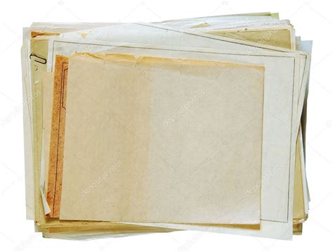 Stack Of Old Papers — Stock Photo © Avlntn 1134144