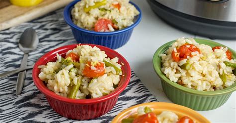 Cheesy Instant Pot Risotto With Spring Veggies Recipe Healthy Ideas