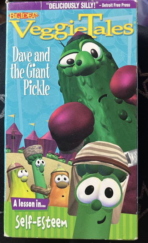 VEGGIE TALES DAVE AND THE GIANT PICKLE VHS TAPE 1993