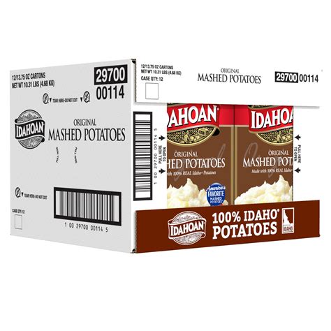 Idahoan® Original Mashed Potatoes 1375 Oz Pack Of 12