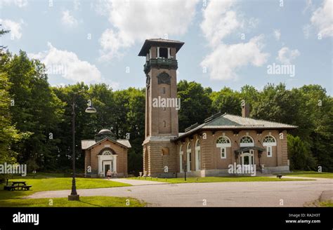 Poland Spring museum and environmental education center Maine Stock ...