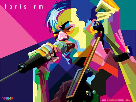 Wedha S Pop Art Portrait Wpap Behance