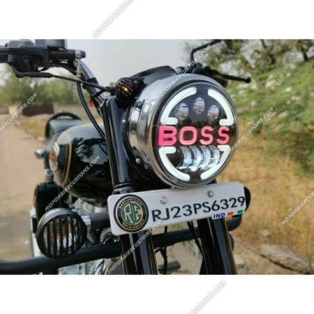 Hjg Boss Led Headlight For Royal Enfield Watts