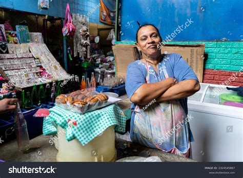Adult Latina Woman Soda Vendor Arms Stock Photo Shutterstock