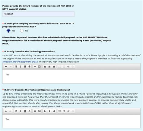 Fastlane Application Overview Nsf Sbir