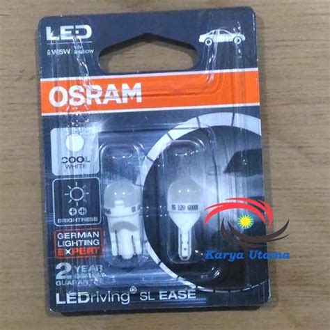 Jual Dop Lampu Bohlam Kota Senja LED Putih T10 12V Osram Mobil Motor