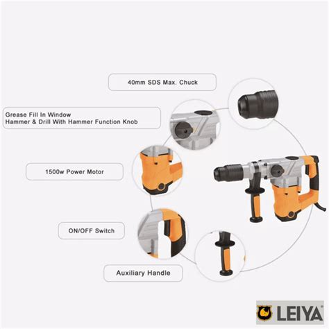 Leiya Rotary Hammer 1500w Tisara Power Mart