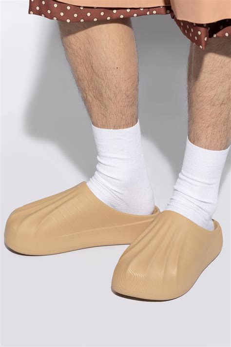 Adidas Originals Rubber Slides Adifom Superstar In Natural For Men Lyst