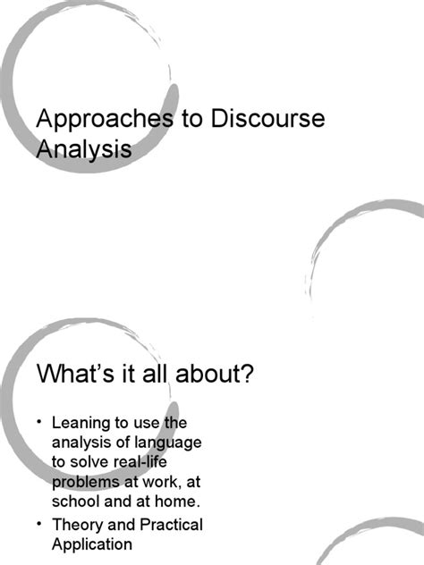 Pdf Approaches To Discourse Dokumen Tips