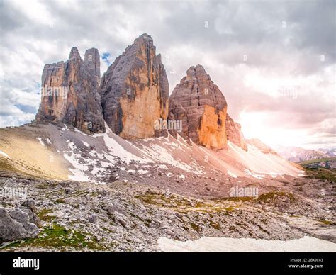 Tre Cime Di Lavaredo Sunshine Hi Res Stock Photography And Images Alamy