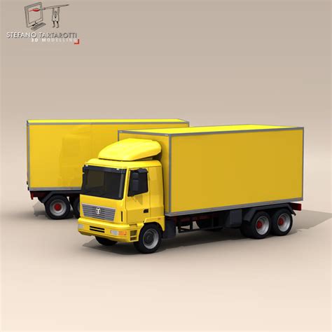 Truck Two Trucks 3d Model Cgtrader