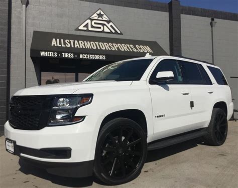 Chevy Tahoe W Custom Blackout Package 24 Versantewheel 305x35x24