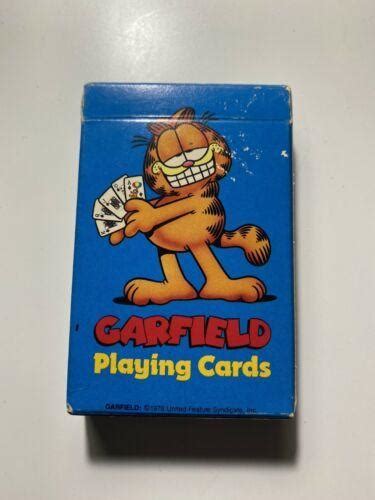 Vintage 1978 Garfield Playing Cards 3926227448