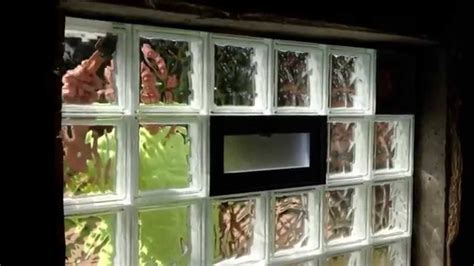 Derek From Cincinnati Glass Block Installing Our New Basement Window Youtube