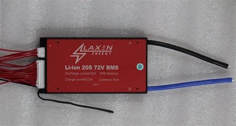 LAXEN ENERGY LI ION BMS 20s 72V 50AMP For Electric Vehicle Battery