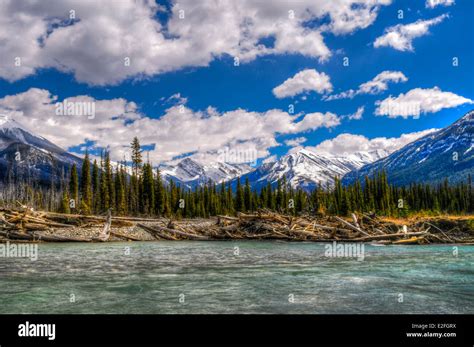 Scenic Views Of Kootenay National Park British Columbia Stock Photo Alamy