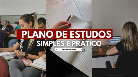 Aprenda A Montar Um Plano De Estudos Simples E Eficaz Em Poucos Minutos