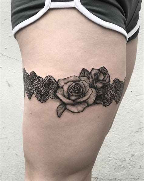 Garter Tattoo Ideas Featuring Intricate And Sexy Imagery