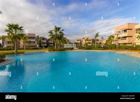 Swimming pool Marrakech Stock Photo - Alamy