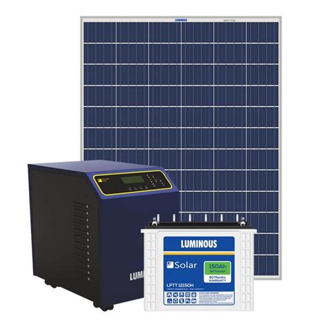 5kW Luminous Solar System Best Price With Panel Inverter Battery