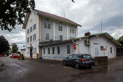 Der Bahnhof Prien Am Chiemsee Am Von Der Stra Enseite