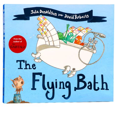 Flying Bath English Original Picture Book The Flying Bath Famous Julia