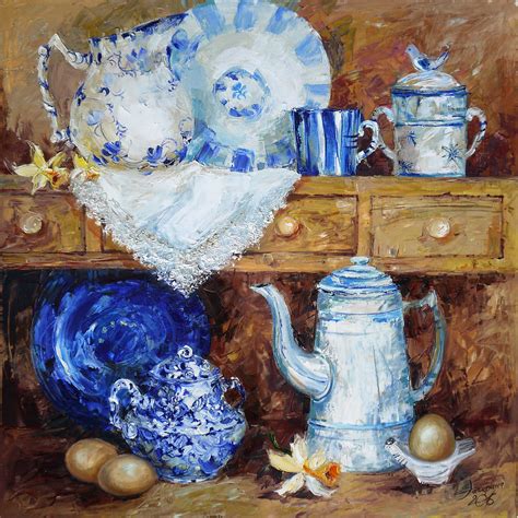 Елена Гагарина «Чай-кофе?», 2016 г. | Холст, масло; 60x60 см… | Flickr