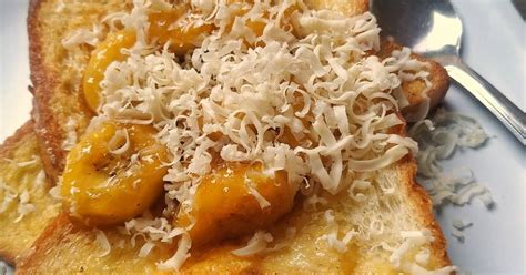 Resep Roti Bakar Pisang Karamel Oleh Saluna Mahira Cookpad