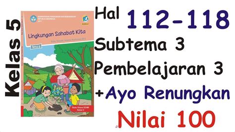 Soal And Kunci Jawaban Buku Tema 8 Kelas 5 Sd Halaman 112 113 114 Kegiatan Ekonomi Sehari Hari