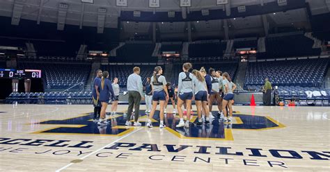 Observations From Notre Dame Womens Basketball Practice Oct 10