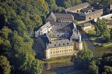 Luftbild Jüchen Schloss Dyck in Jüchen