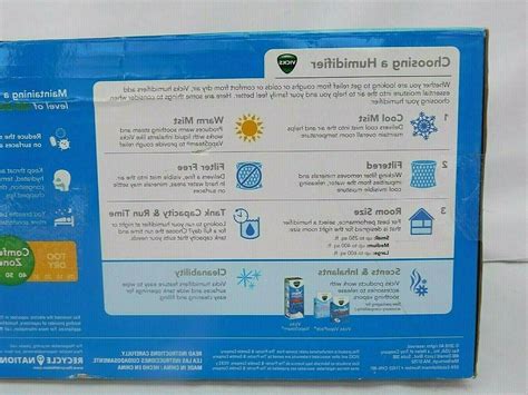 Vicks Warm Mist Humidifier Vwm Gall