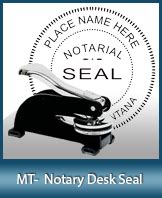 Montana Notary Seal Stamps Ships Next Day