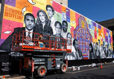 ‘the Office’ Mural Debuts In Scranton Thanks To Philadelphia Artists