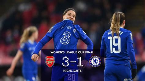 Arsenal V Chelsea Highlights Fa Women S League Cup Youtube