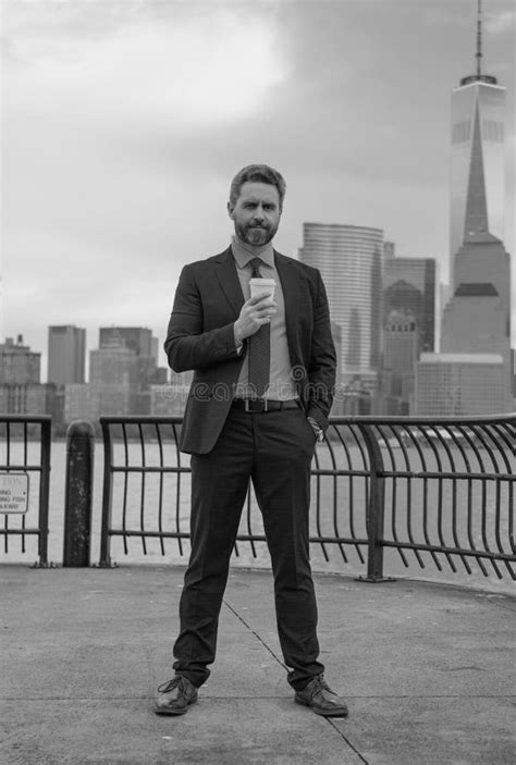 Business Portrait Of Mature Businessman At New York Stock Photo
