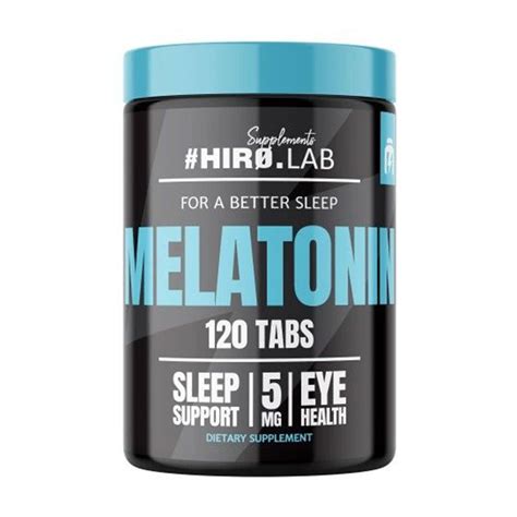 Пищевая добавка аминокислоты в таблетках Hiro.Lab Melatonin Мелатонин ...