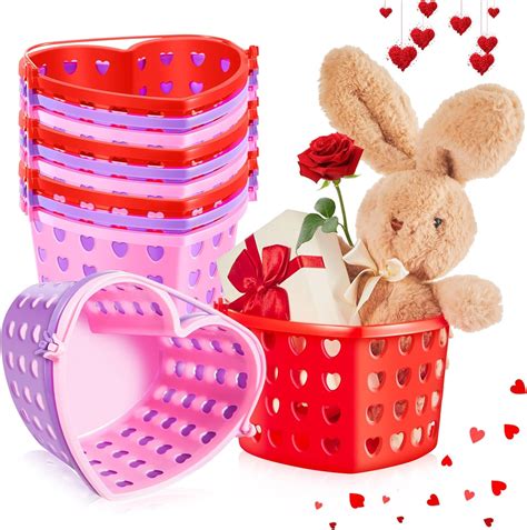 Amazon Ziliny 12 Pcs Valentine S Day Baskets 7 64 X 6 42 X 4 72