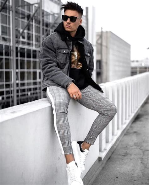 Arriba 78 Imagen Gray Pants Mens Outfit Abzlocal Mx